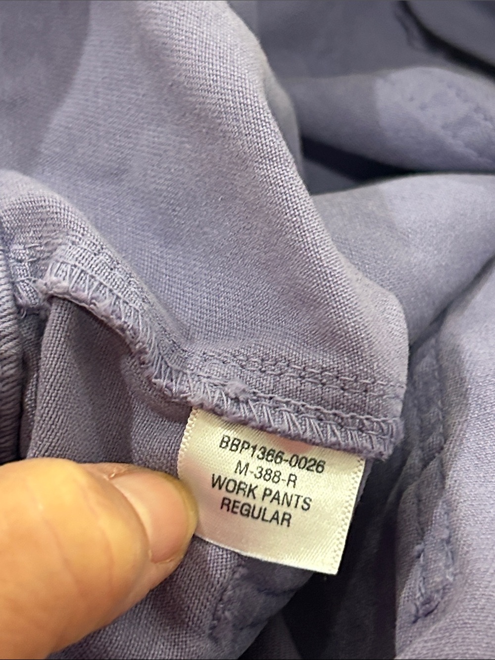 Big Bud Press Work Pants in Periwinkle Blue - Size Small - Picture 9 of 9